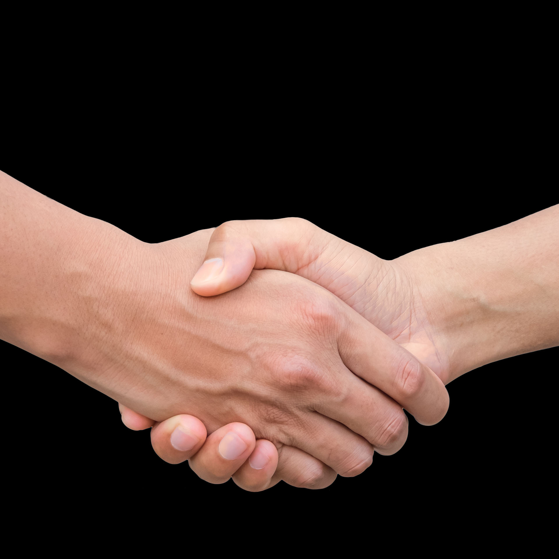 relationship, two people shaking hands